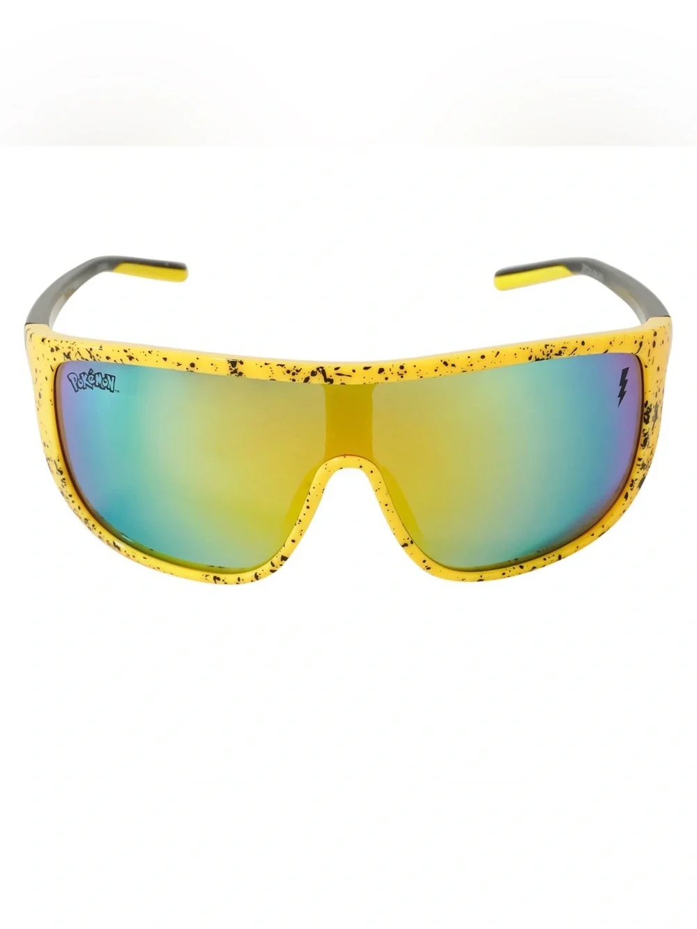Pokemon Kids Yellow Speckled Frame Mirrored Lens Sunglasses